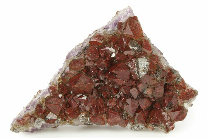 Thunder Bay Amethyst Cluster with Hematite - Canada #281246